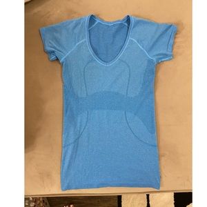 Lululemon Blue Short Sleeve Tee